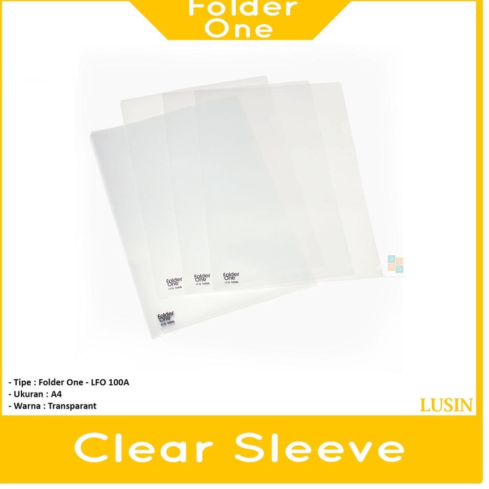 

[F0R81] Folder One - Map L Bening Transparent A4 Warna - Lusin ct7ew