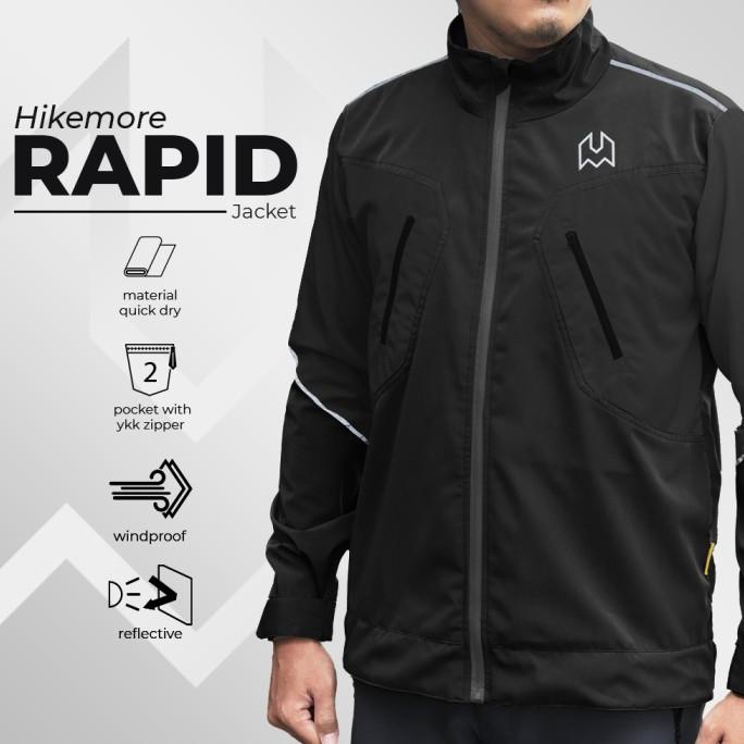 BRG BARU Jaket Motor Winbreaker Pria Hikemore Rapid Terbaru
