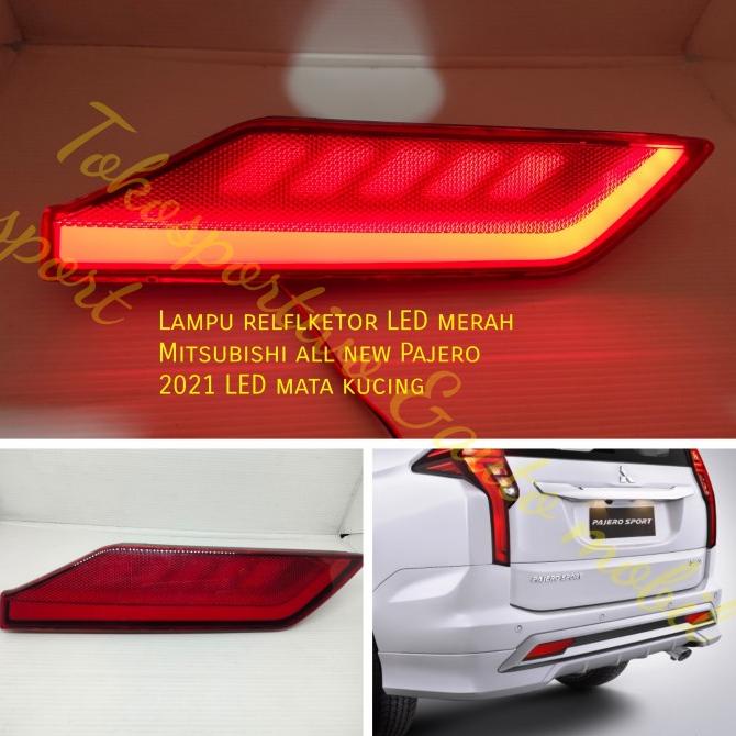 Lampu LED reflektor bumper belakang Mitsubishi all new Pajero 2021 LED