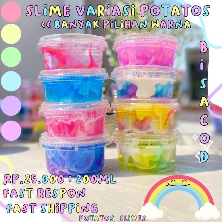 Cuci Gudang Slime Variasi Potatos 200Ml | Potatos_Slime2