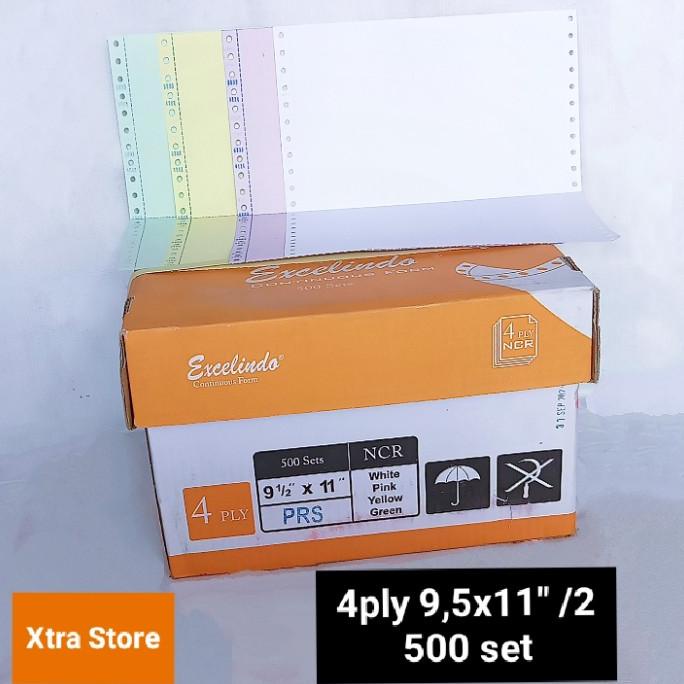 

Kertas Continuous Form 4Ply Ncr Isi 500Sets 9.5X11Dibagi 2