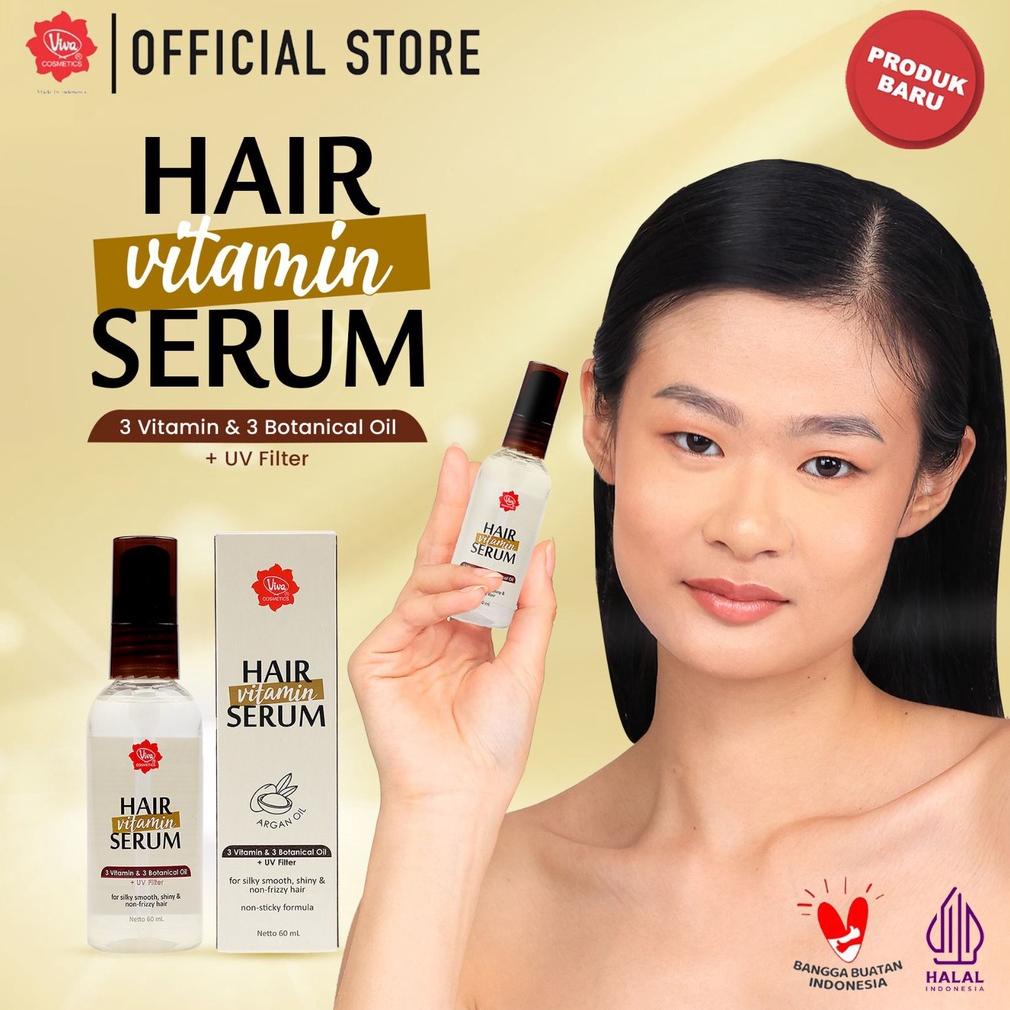Grosir Viva Hair Vitamin Serum Vitamin Rambut - 60Ml