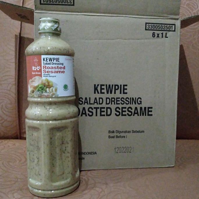 

Kewpie Salad Dressing Roasted Sesame 1Lt / Mayonaise Saus Wijen Sangrai