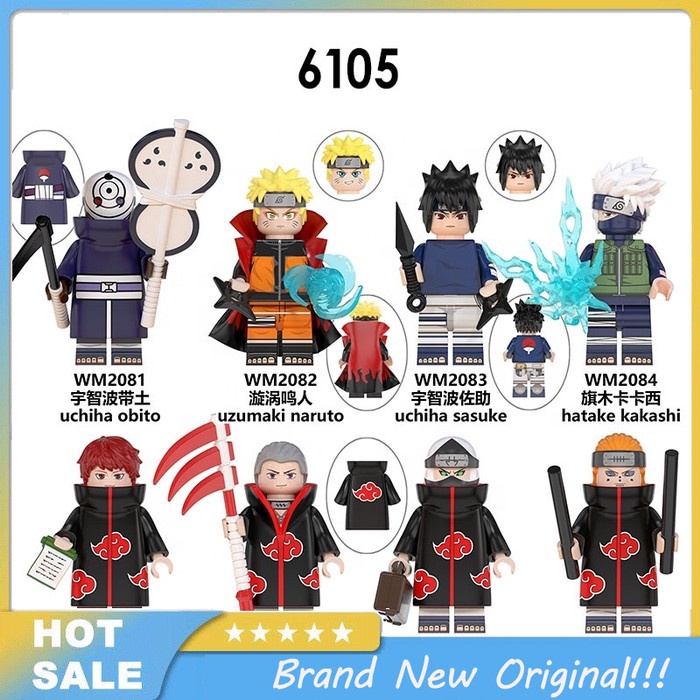 Must Have Gl01 Lego_Minifigure Naruto Collection Set Blok Bangunan Uchi Termurah