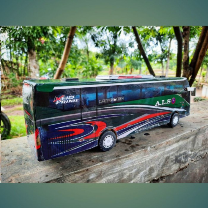 Hot Sale Terlaris Miniatur Bus Miniatur Bis Als Sr2 Mobil Mainan Termurah