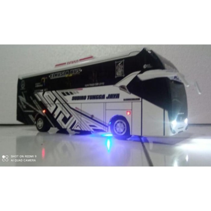 Diskon Spesial Best Seller Mainan Miniatur Bus Sudiro Dome Rc Full Led Murah Terbaru
