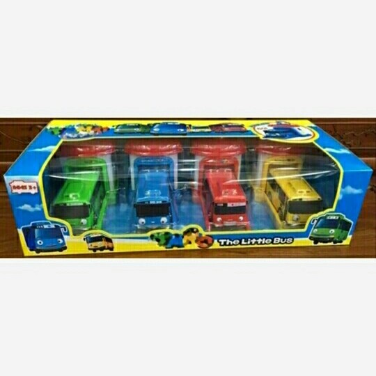 Promo Mainan Anak Bus Tayo Bis Tayo Garasi Kecil Set Isi 4Pcs Termurah
