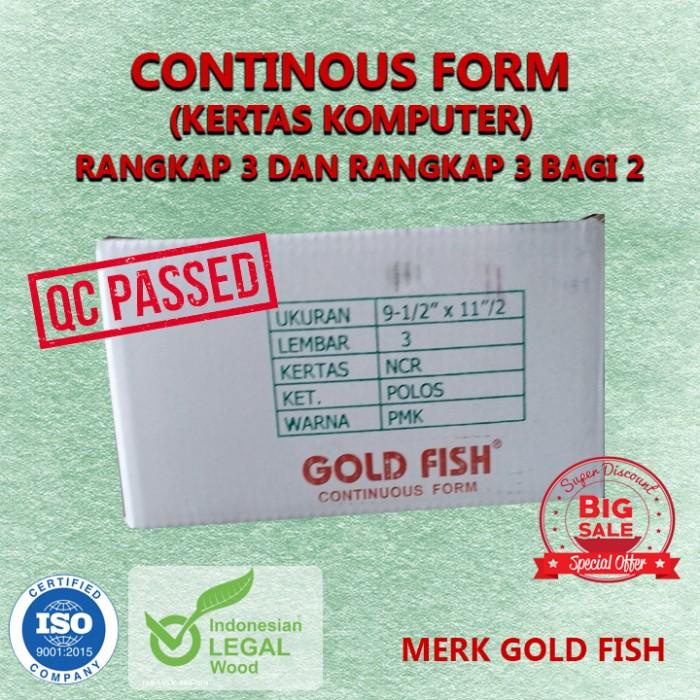 

Terlaris Continous Form 3 Ply Paperline / Kertas Komputer 3Ply Ncr Rangkap 3