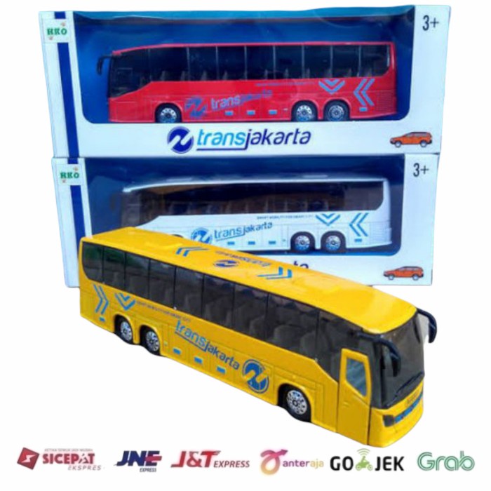 Promo Miniatur Bus Way.Miniatur Transjakarta.Deicast Transjakarta Terbaru