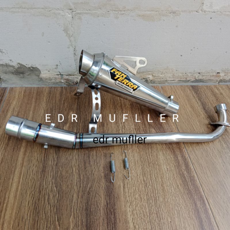 knalpot racing FANTERRA jupiter supra karisma revo astrea