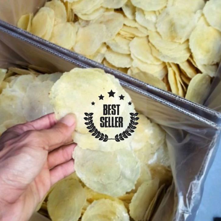 

Termurah✅⭐asli emping melinjo//tipis//kring//1kg//langsung//goreng