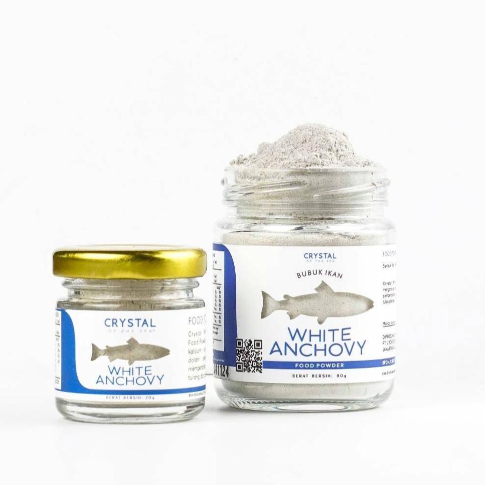 

DISCOUNT !!! Crystal of the Sea - (20GR) BPOM Certified White Anchovy Powder / Bubuk Ikan Teri Nasi / Whitebait [KODE 568]