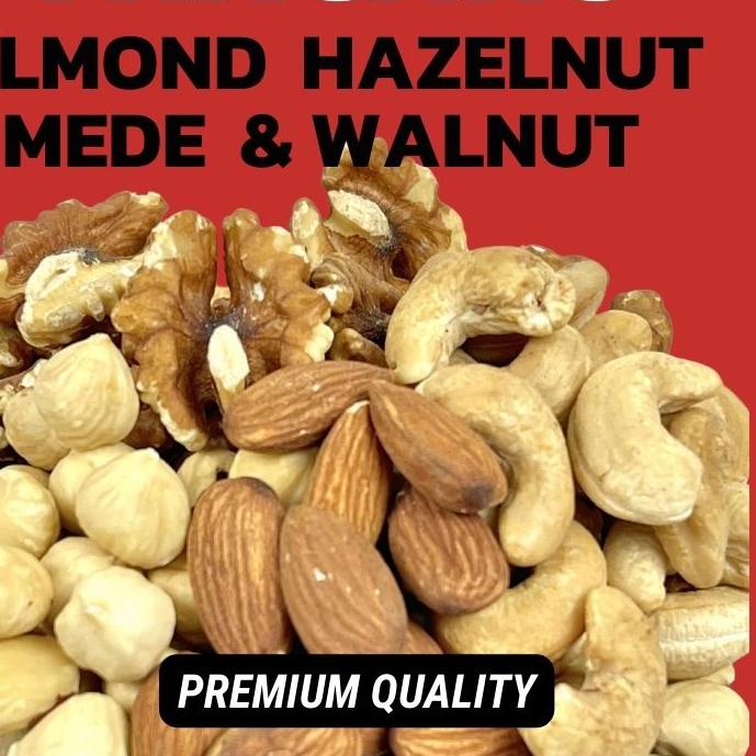 

Discount | KP8 | TRAIL MIX 4 KACANG 500GR KACANG MEDE KACANG ALMOND HAZELNUT WALNUT (CEMILAN DIET PREMIUM QUALITY)