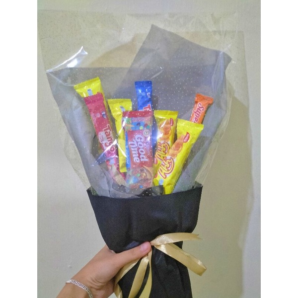 

bucket snack/buket perpisahan/buket wisuda/buket