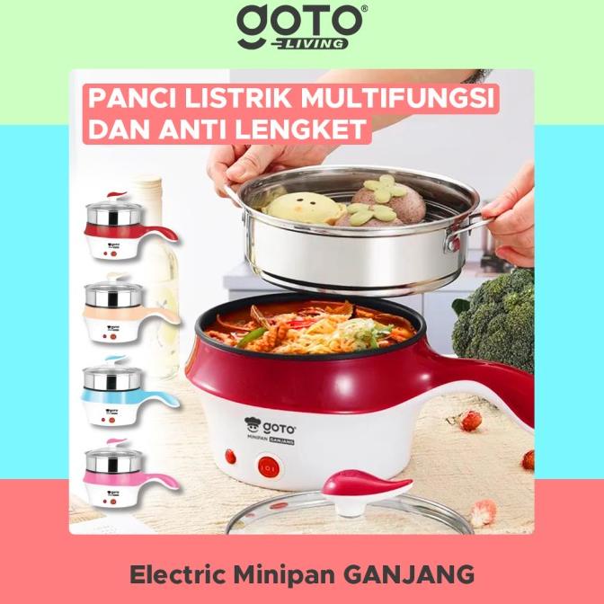 Goto Ganjang Panci Listrik Elektrik Fry Pan Serbaguna Portable