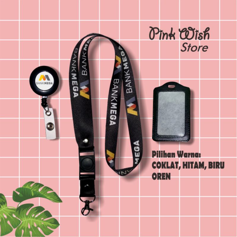 

Tali Id Card / Lanyard BANK MEGA [READY STOCK] TERMURAH!! Beli Eceran Rasa Grosir