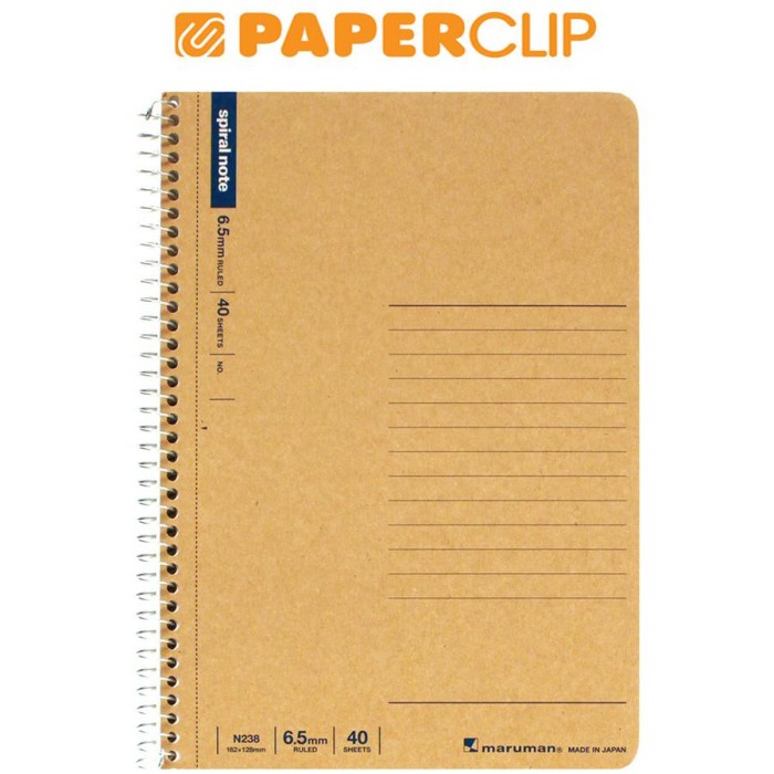 

Discount NOTEBOOK B6 MARUMAN SPIRAL NOTE BASIC N238 40S /BUKU TULIS SEKOLAH/BUKU TULIS SIDU/BUKU