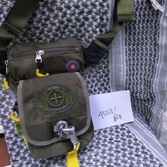 Tas Pinggang/Paha/slempang Tough 45501 (S9P1) Distro Tas Touring Bag Tracker Mini Multi Slempang Ter