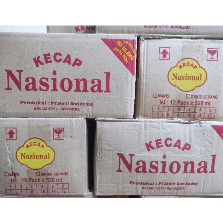 

KECAP MANIS REFILL CAP NASIONAL ISI 12 POUCH / KARTON