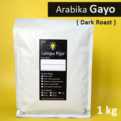 

Biji Kopi Arabika Aceh Gayo 1 kg - Dark Roast - Biji / Bubuk