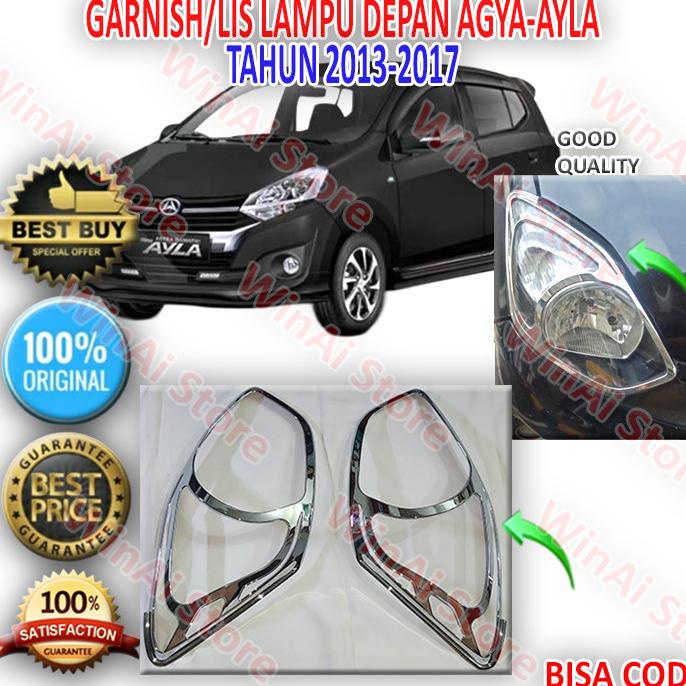 GARNISH HEAD LAMP AGYA-AYLA 2013 - 2017 CHROME