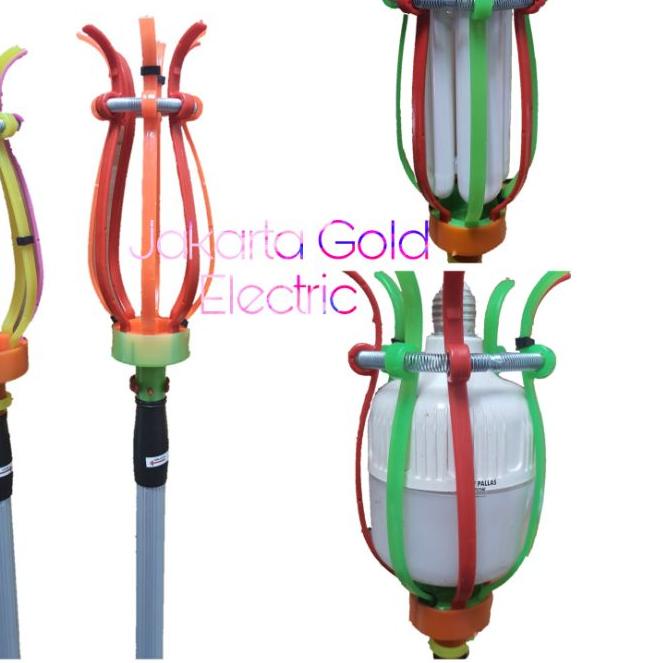 Termurah | HJ6 | TONGKAT LAMPU STICK TONGKAT PEMASANG PENGGANTI LAMPU STIK LAMPU 2 METER