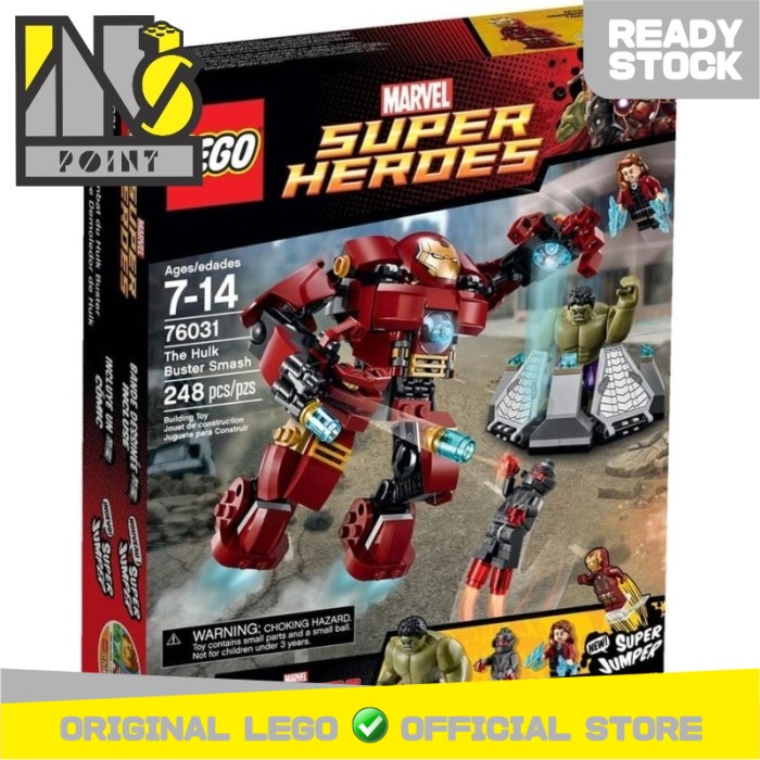 LEGO 76031 - Super Heroes - The Hulk Buster Smash