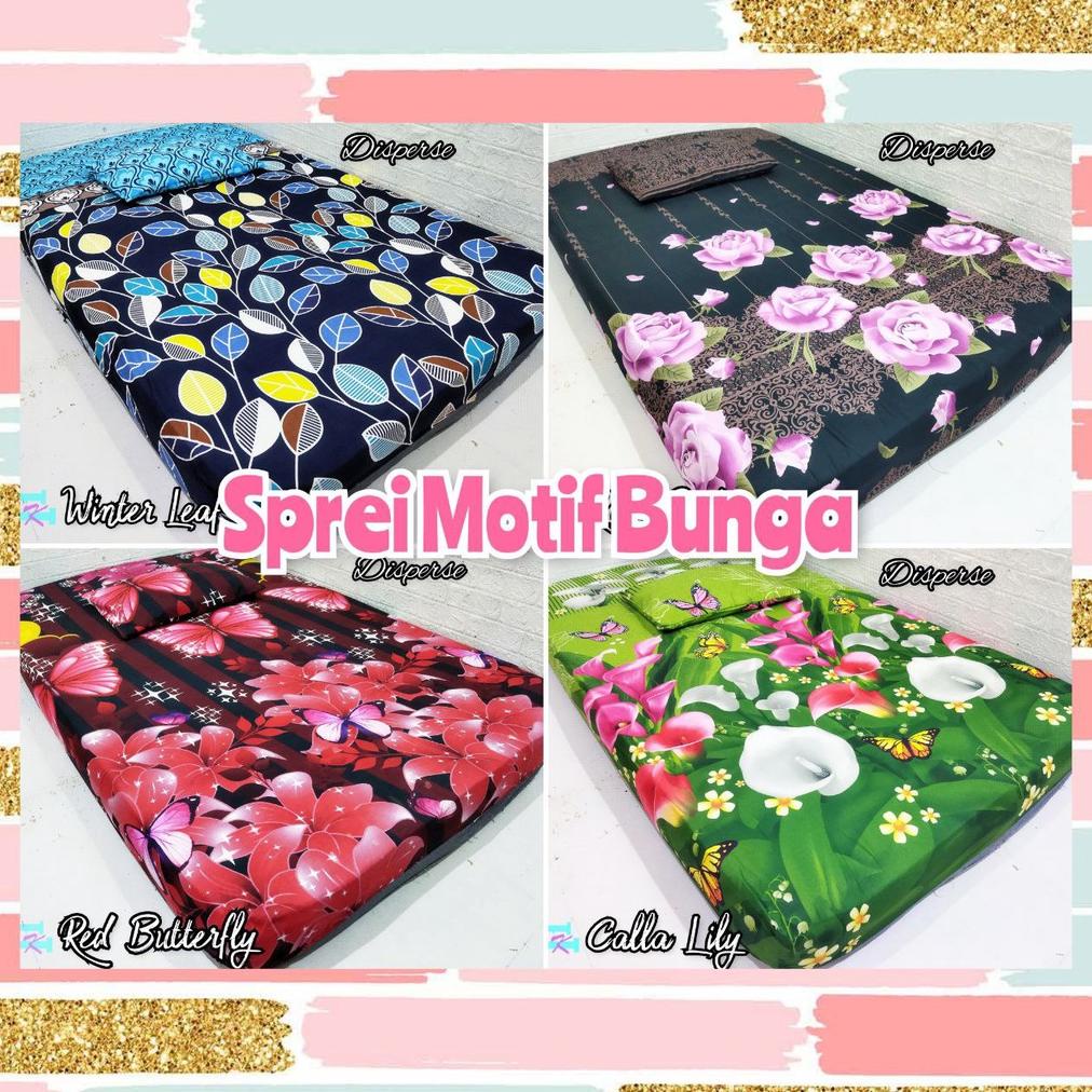 SPREI HOMEMADE MOTIF BUNGA SEPRAI DEWASA PRIA WANITA UKURAN 120 160 180 SEPREI MURAH GROSIR TERLARIS