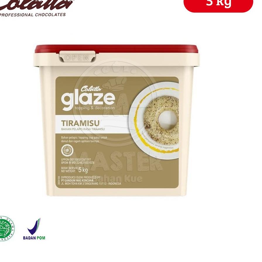 

PROMO⭐✅Colatta Glaze TIRAMISU kaleng 5 kg