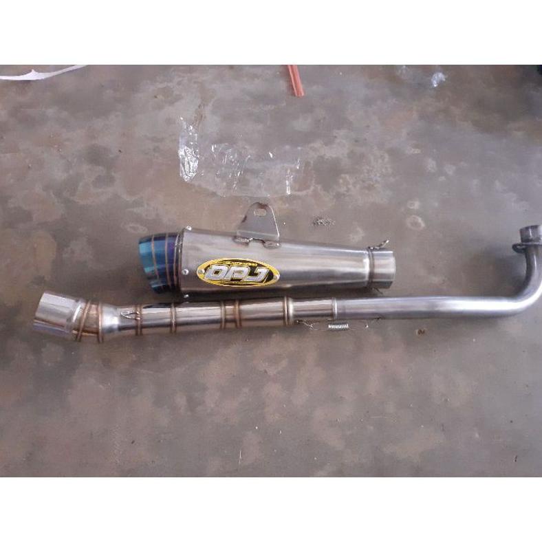 BISA COD - Knalpot Dpj Keong ujung blue jupiter.vega.revo.supra.smash.grand.karisma dll !
