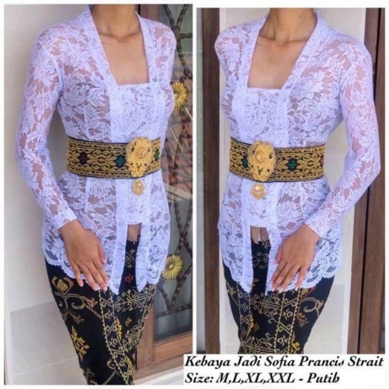 Kebaya Brokat Bali Kebaya Brokat Premium Kebaya Kutubaru Lengan Panjang