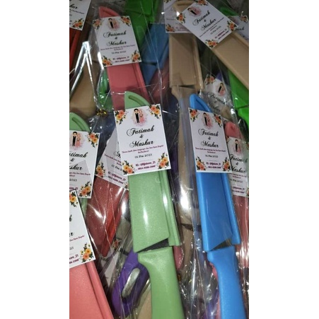 Souvenir Sarung Pisau Tebal Kemas Plastik isi 25 pcs