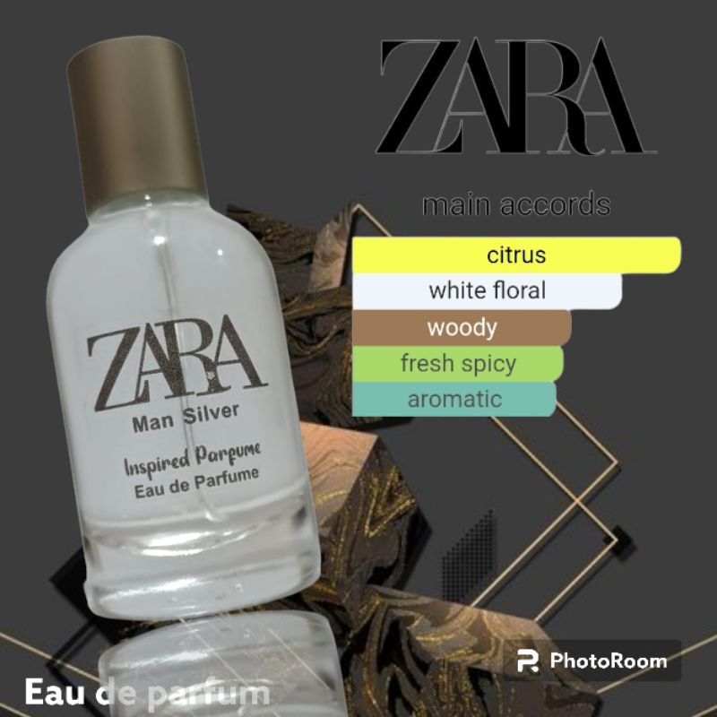 PARFUM EDP ZARA MAN SILVER 35ML