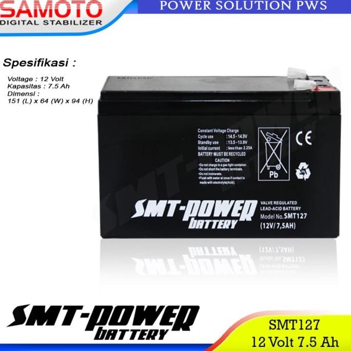 Aki Baterai Kering Mobil Motor Pliko Mainan Anak 12V 7Ah 7,2Ah 7,5Ah