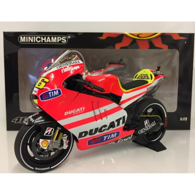 favorit] 1/12 MINICHAMPS DUCATI DESMOSEDICI GP 2011 ROSSI MOTOGP MINIATUR MOTOR