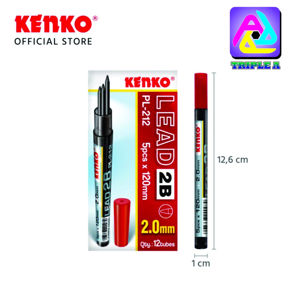 

REFILL PENSIL MEKANIK KENKO LEAD 2B PL-212