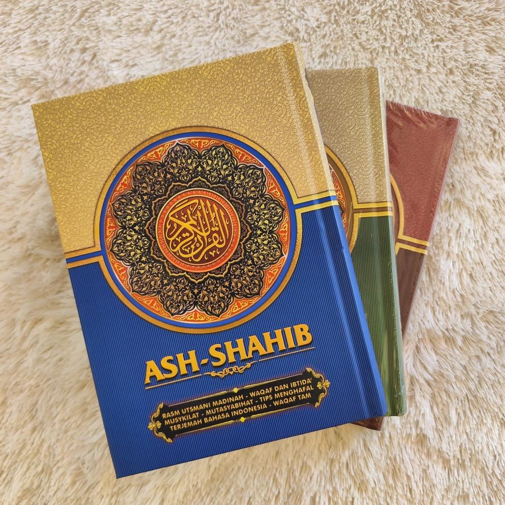 Mushaf Ash-Shahib A5 Alquran Rasm Utsmani Madinah Terjemah Waqaf Ibtida