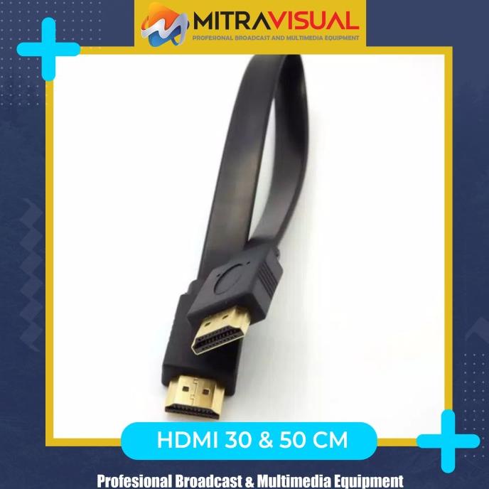 DISKON Kabel HDMI Flat 50cm / 30cm MURAH
