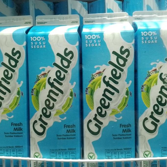 

susu greenfields fresh milk susu segar 1 liter ---NEW---