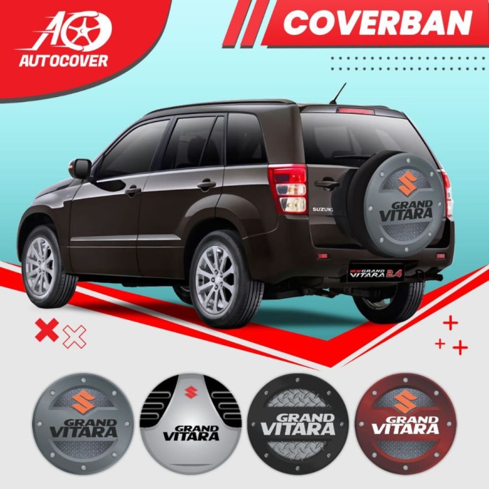 PT COVERBAN Grand Vitara Sarung Ban Serep Belakang Suzuki Grand Vitara