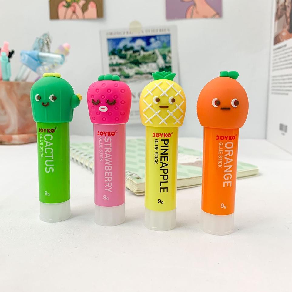 

Stok Baru Joyko Glue Stick Fruits Lem Stik Joyko Karakter Buah Orange Pineapple lem kertas batangan putar alat tulis kantor by MANDI CANTIK COD 582★