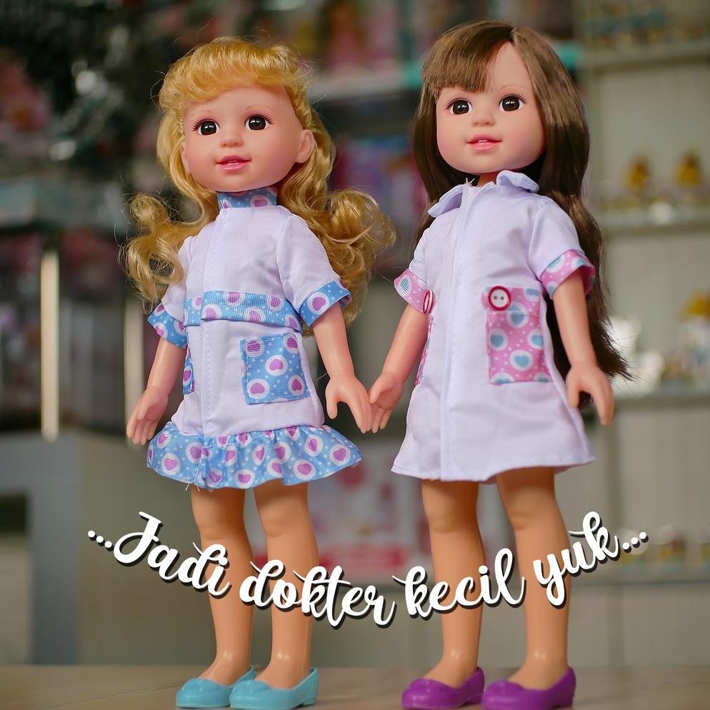 BONEKA SUSTER BONEKA BARBIE Mainan Edukasi Boneka Baby Live - Suster Dokter dokteran