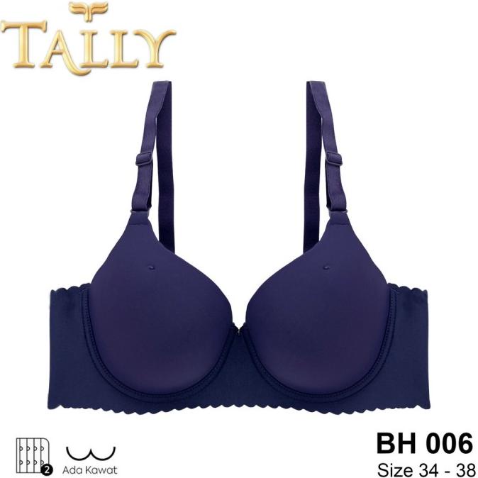 BRA ADA KAWAT BAHAN BUSA TIPIS CUP B/C BRA BH 006 - NAVY,40