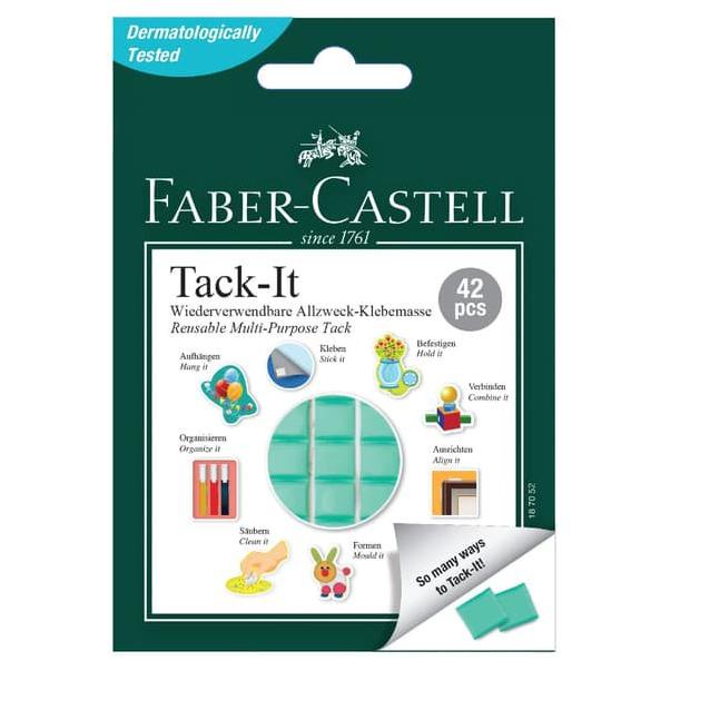 

2023 Berkah✮ FABER CASTELL - Tack It Reusable Multi-Purpose Isi 42 - Pack 820❴❵