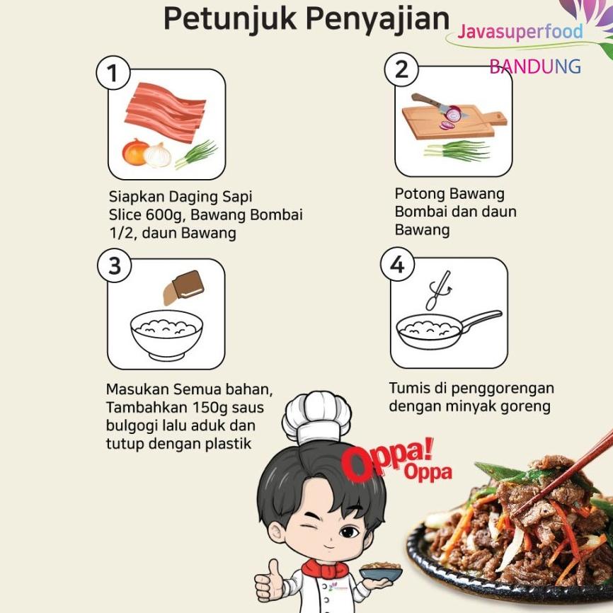 

Saus Buogi Korea 1Kg / Sauce Buogi Saus Daging Bbq Steak