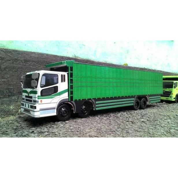 Hot Sale Miniatur Truck Fuso Super Great Trintin Terbaru
