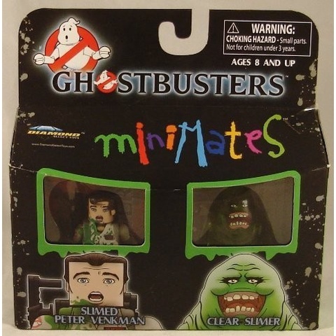 Diskon Spesial Ghostbusters Mini Mates Sliimed Peter Venkman And Clear Slimer Termurah