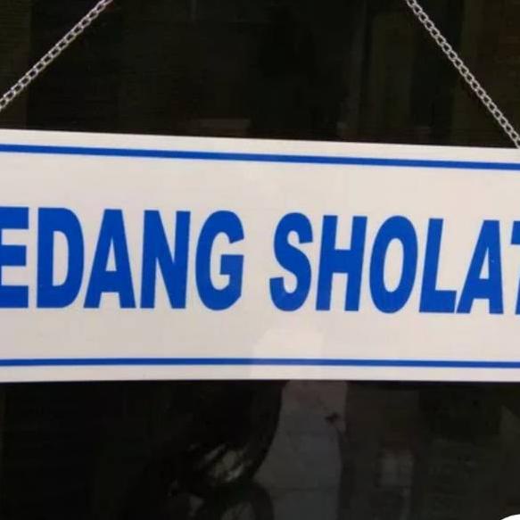 

24DV-H Acrylic BUKA/SEDANG SHOLAT 362:
