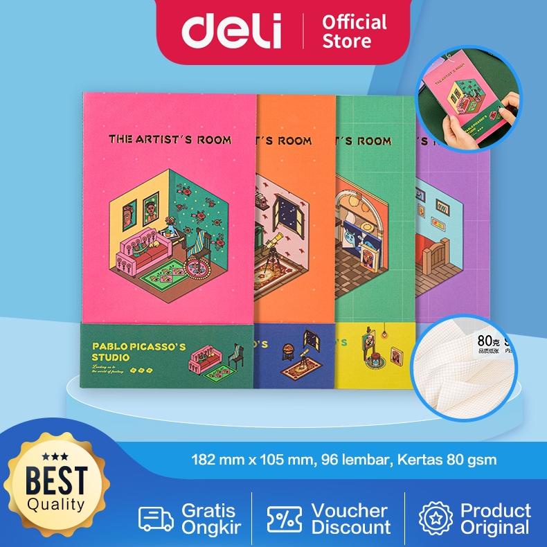 

DELI CUTE PLANNER NOTEBOOK / BUKU AGENDA DESIGN LUCU 96 LEMBAR 80GSM SZ056 .