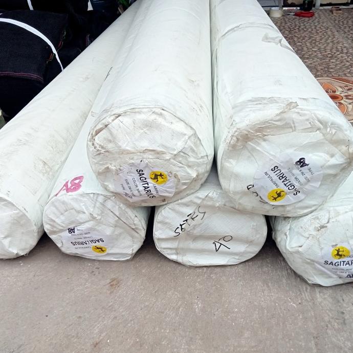 terpal roll / gulungan 100 x 2 meter A8 putih merk Korea SAGITARIUS